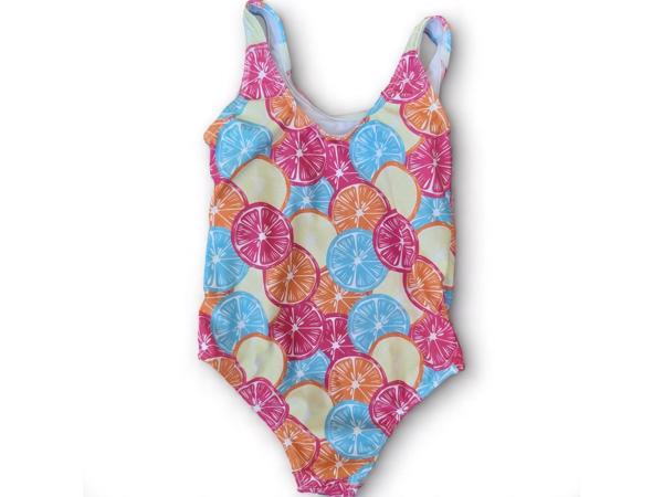 Meisjes badpak fruit meerkleurig 104/110 / 4-5 jaar