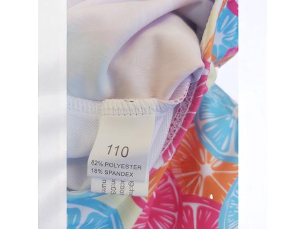 Meisjes badpak fruit meerkleurig 104/110 / 4-5 jaar