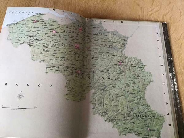 Boek van belgië &; luxemburg, prachtig exemplaar om kennis o