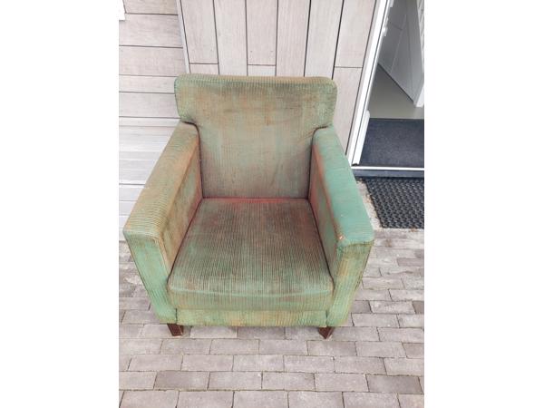 Groene fauteuil