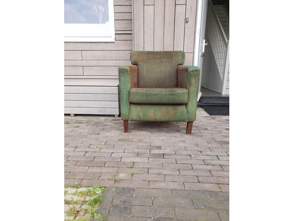 Groene fauteuil