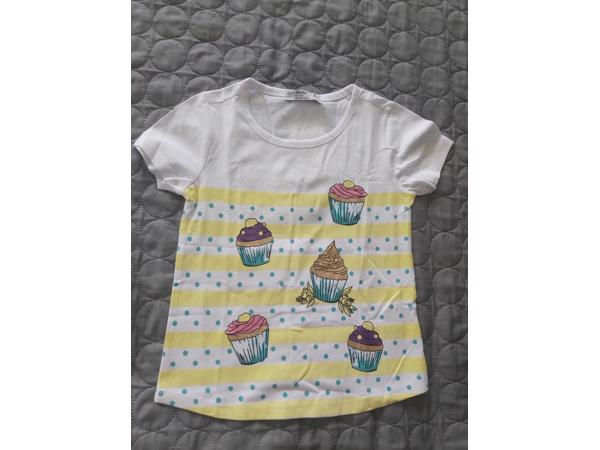 Glo-Story cupcakes t-shirt geel 104