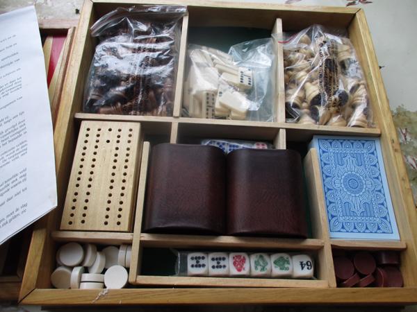 Speeldoos met gezelschapsspelen