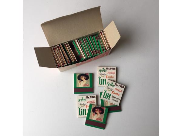 Vintage Coca-Cola Matches (25 stuks in doos)