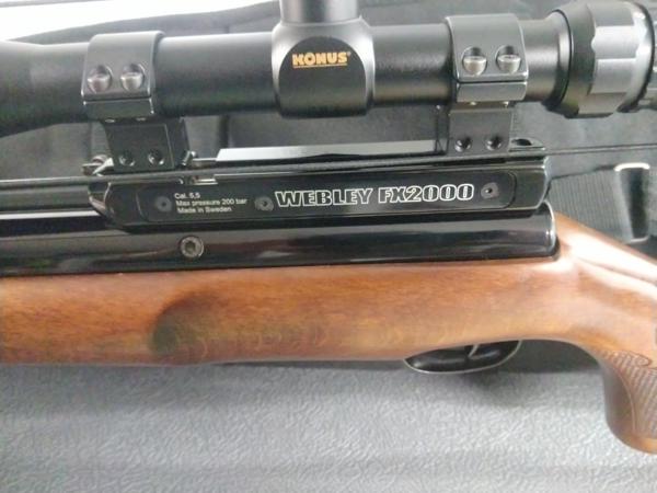 FX2000 Pcp luchtbuks in cal 5.5