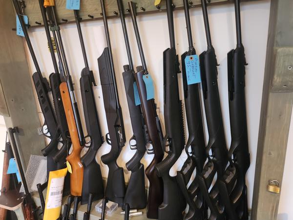 Partij luchtbuksen windbuks knikloop 11 stuks