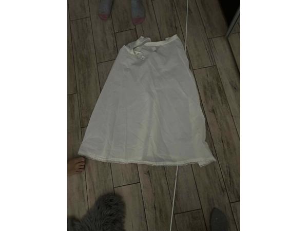 zwart/witte trouwjurk maat 38/40