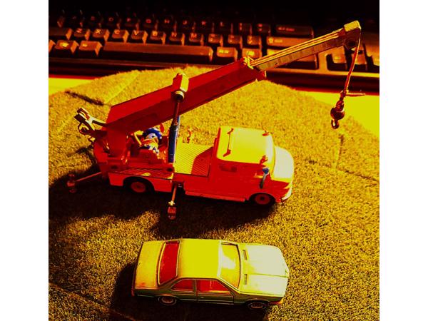 Siku mercedes benz "rund hauber "wreck truck