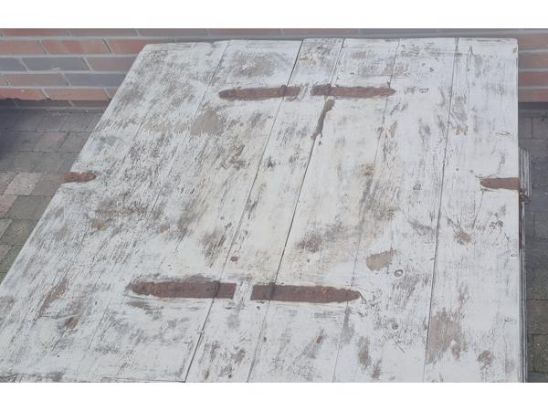 Grenen robuuste salontafel/opbergkist