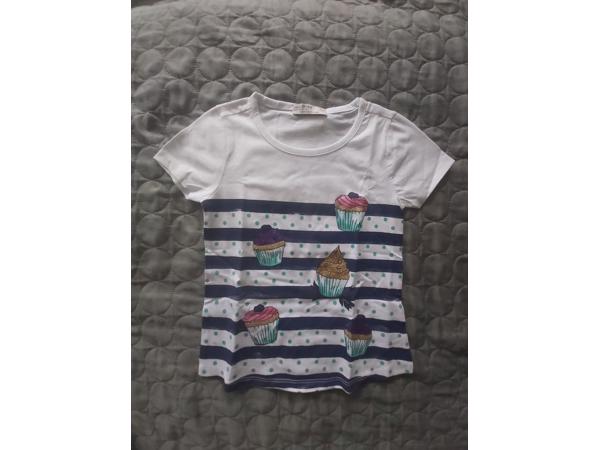 Glo-Story t-shirt cupcakes blauw 104