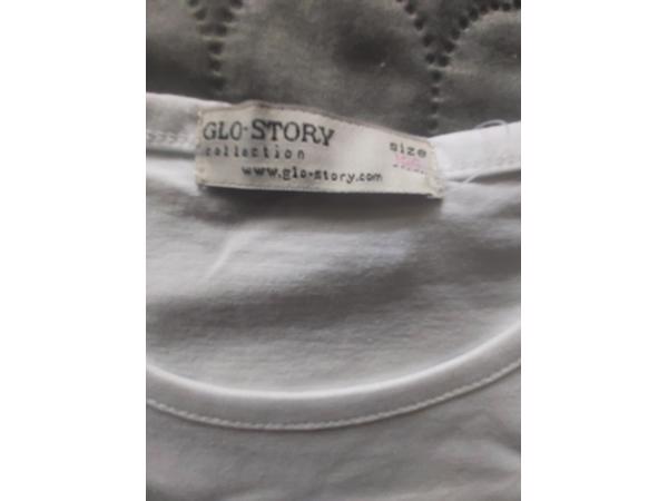 Glo-Story t-shirt cupcakes blauw 104