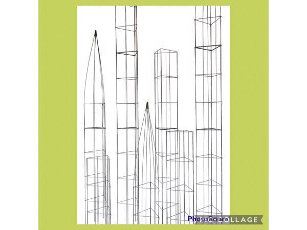 Plantenrekken voor planten te steunen tijdens de groei