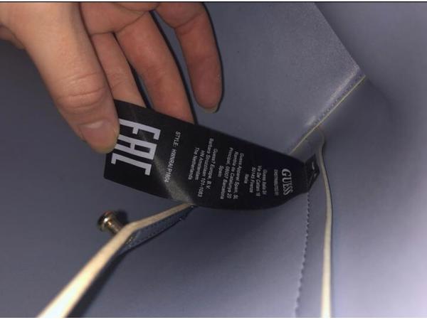 Blauwe Guess (hand) tas.