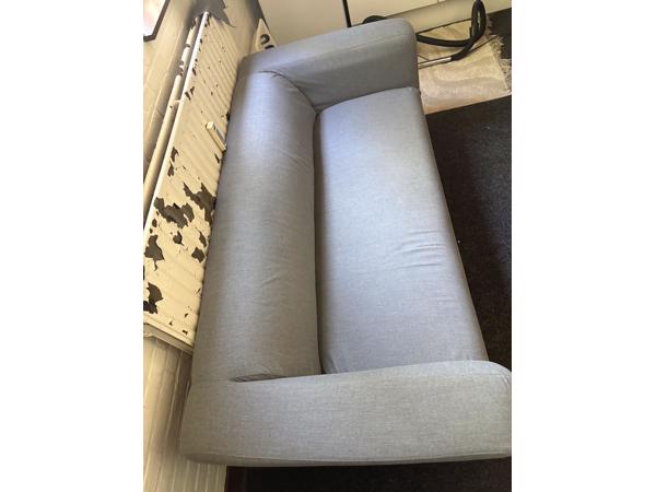 Gratis IKEA Klippan bank met grijze hoes