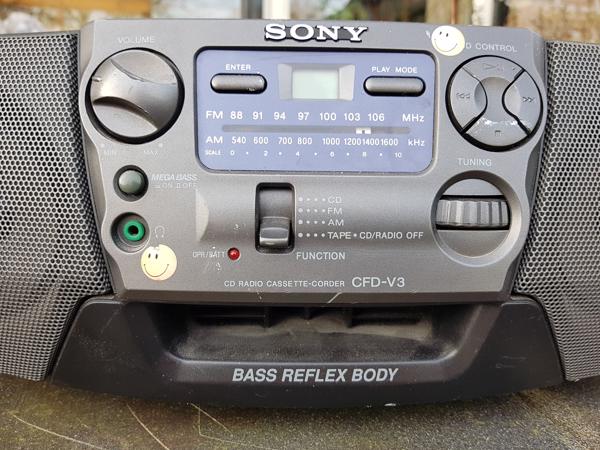 Sony Radio-cd-cassette speler
