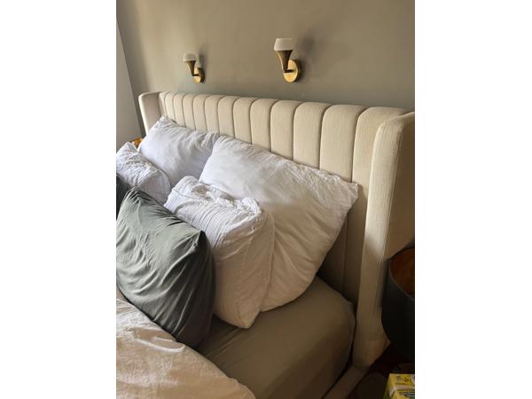 Tweepersoonsbed (lattenbodem, zonder matras)