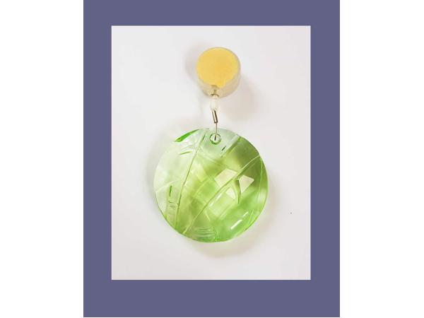 Swarovski Raamornament Bamboe Groen met doos en omdoos