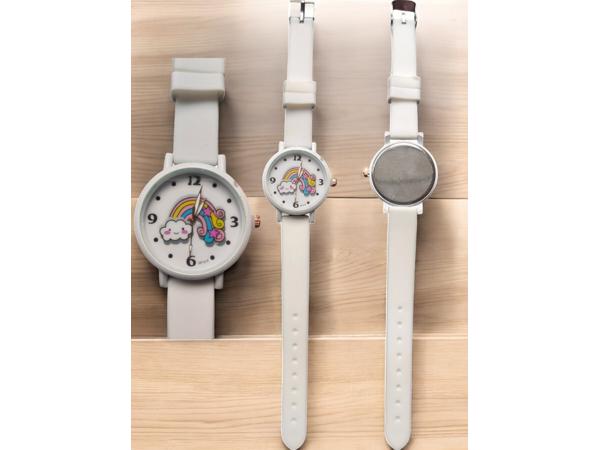 Horloge voor Kinderen - Regenboog - Kast 34 mm - Wit