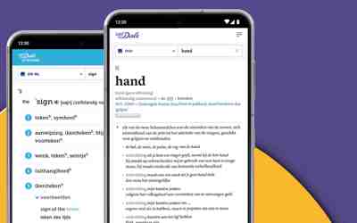 De Van Dale App: Taalhulp binnen handbereik